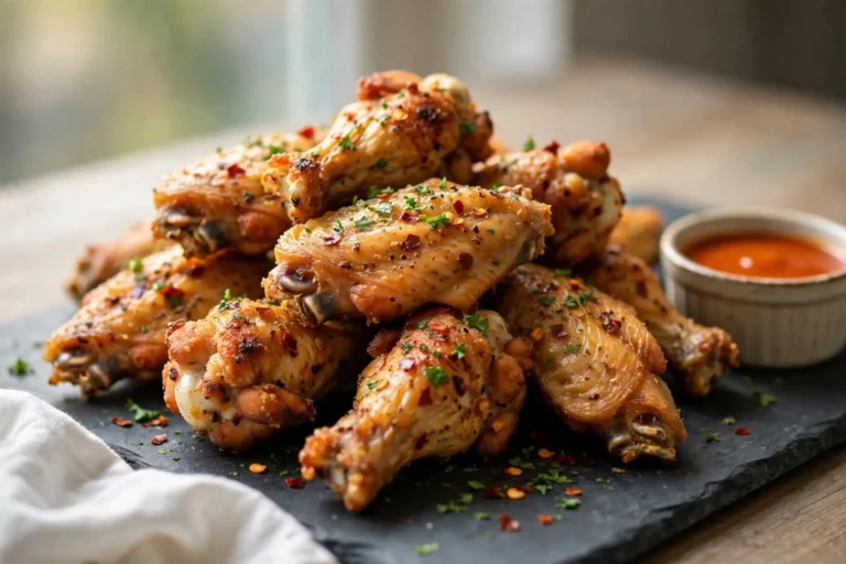 Crispy Air Fryer Chicken Wings (Simple Recipe)