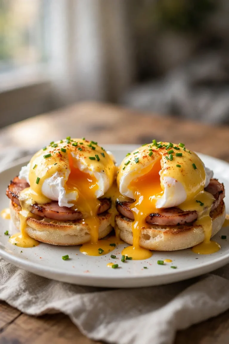 Classic Eggs Benedict Recipe with Perfect Hollandaise