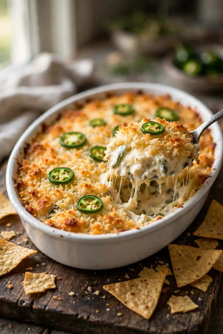 Jalapeño Popper Dip: Creamy, Cheesy, Oven-Baked